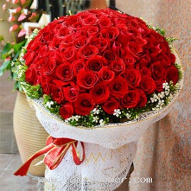 66 Red Roses Bouquet